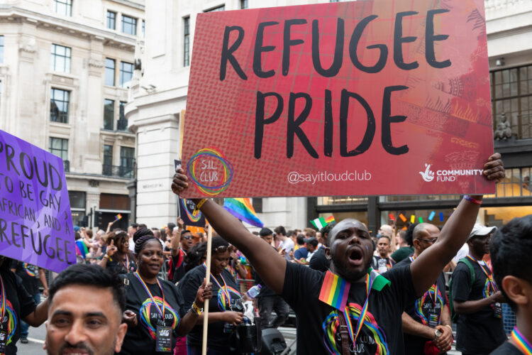 Manifestation à Londres en 2019.