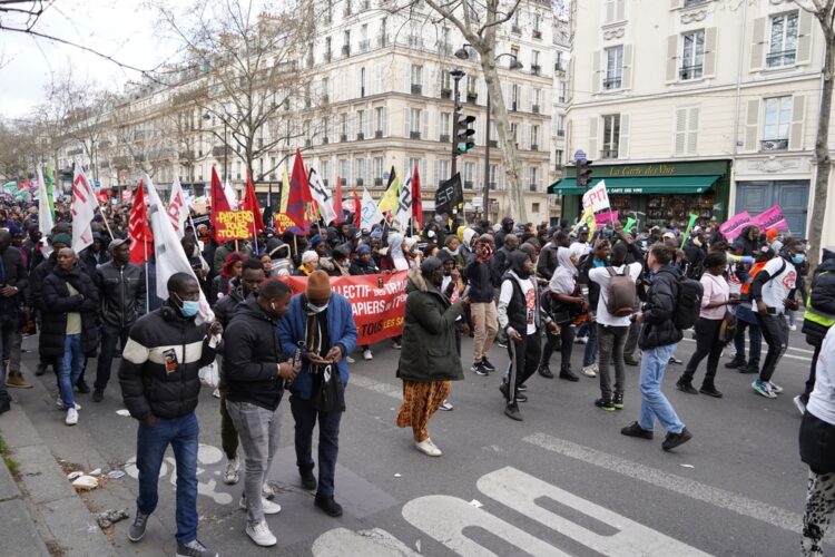 manif paris 2023 sans-papiers